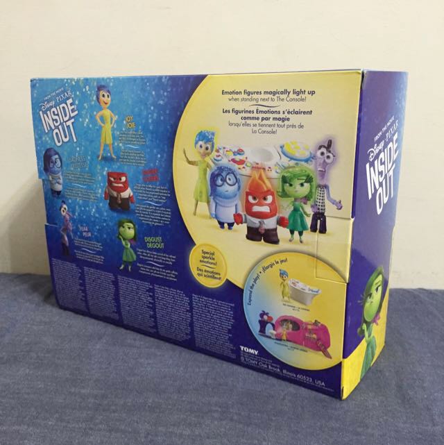(全新)日本 Tomy 迪士尼 皮克斯 腦筋急轉彎 Inside Out 造型人偶 可動公仔 5款 樂樂 怒怒 厭厭 憂憂 驚驚 玩偶 玩具 ...