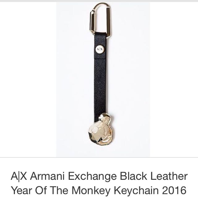 armani exchange keychain