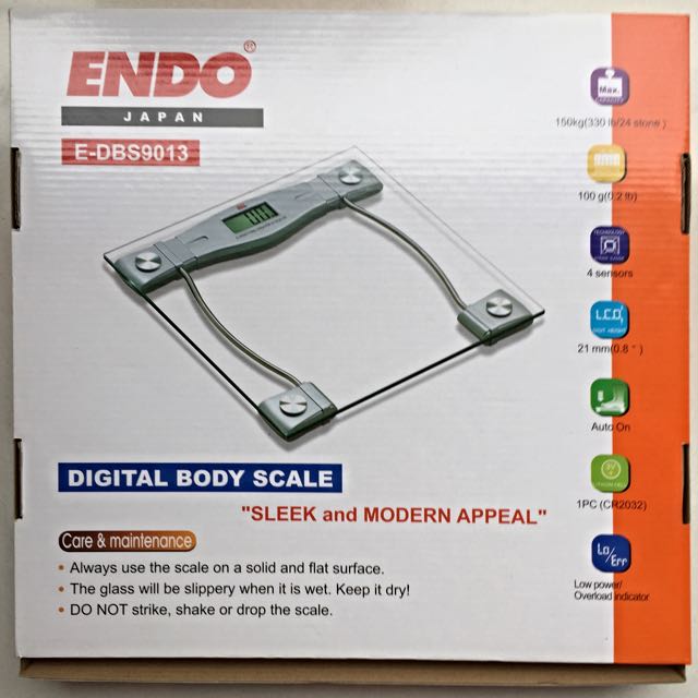 Endo EDBS9013 Digital Body Scale, TV & Home Appliances, Kitchen