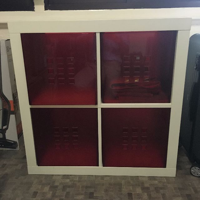Ikea Kallax Shelving Unit With Lekman Storage Box Furniture On Carousell