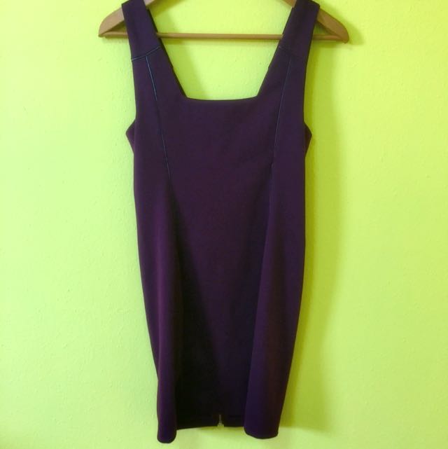 royal purple bodycon dress