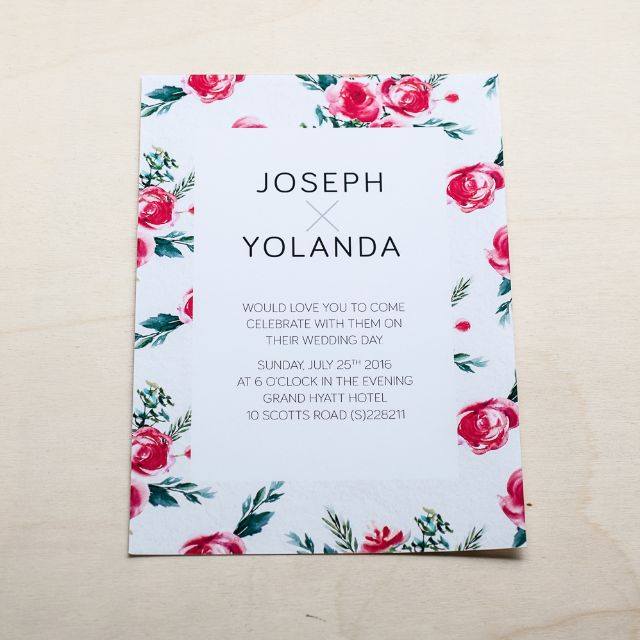 Floral Wallpaper Wedding Invitation Card Design Craft On Carousell