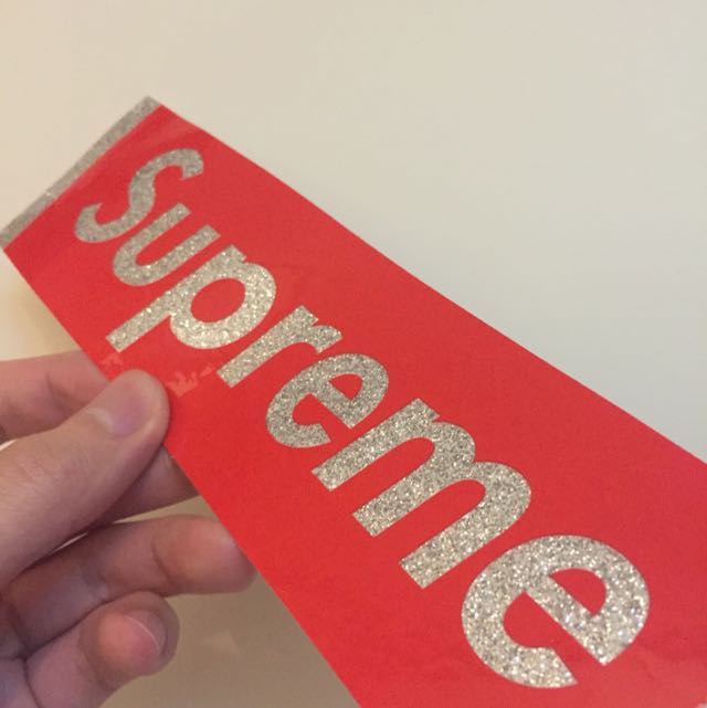 Limited edition supreme stickers outlet