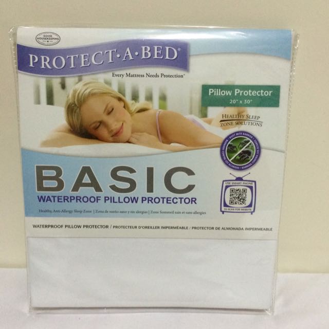 BASIC Waterproof Pillow Protector King Koil Protect A Bed