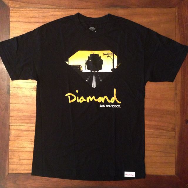 Diamond Supply Co San Francisco Tram Og Script T Shirt Men S Fashion On Carousell