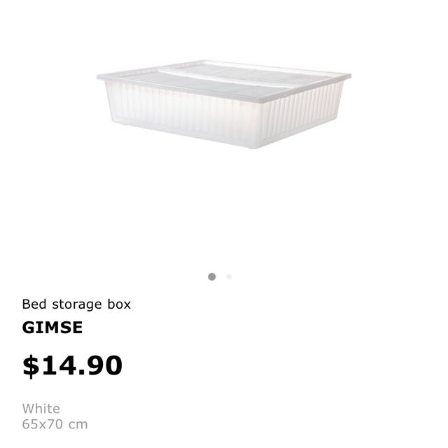 IKEA Bed Storage Box, Furniture & Home Living, Home Improvement