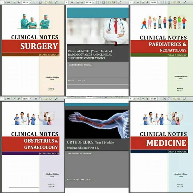 CLINICAL NOTES : YEAR 5 MODULE, Hobbies & Toys, Books & Magazines ...