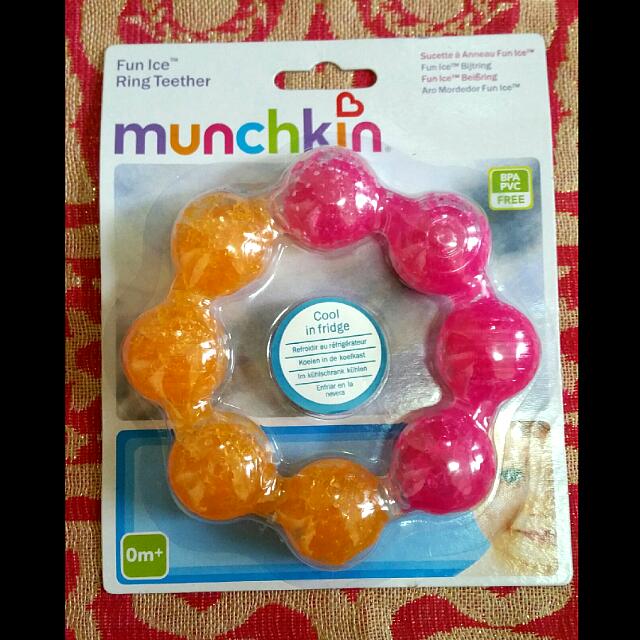 RESERVED MUNCHKIN Fun Ice Ring Teether Hobbies Toys Toys Games on Carousell