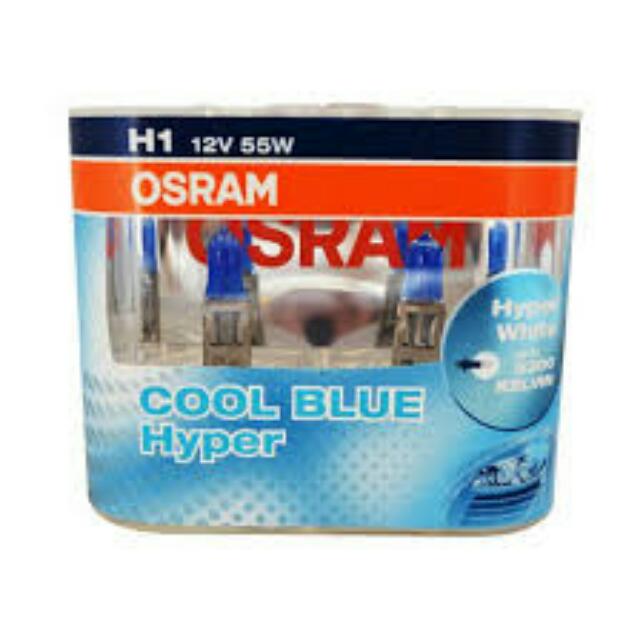 Ready Stock Osram Cool Blue Hyper 5300k H1 Halogen Bulb Car Accessories On Carousell