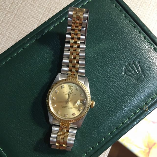 Rolex boy clearance size diamond