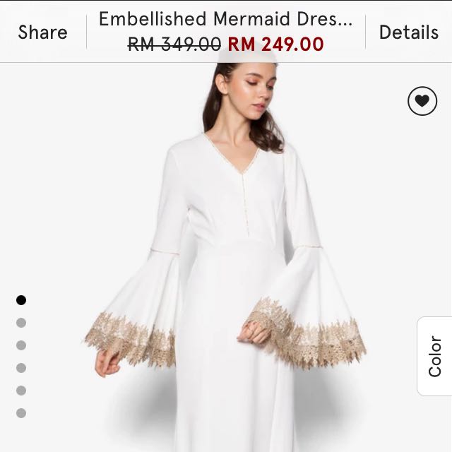 Zalia embellished sale mermaid dress