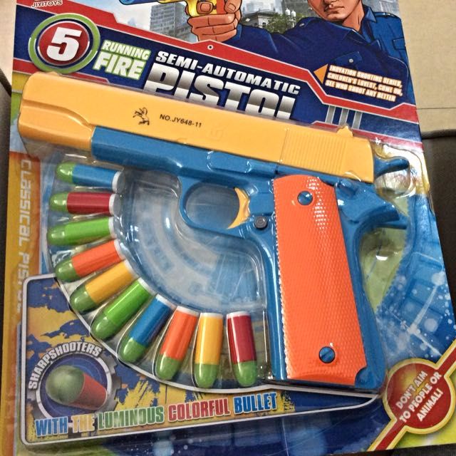 Running fire semi automatic pistol toy clearance