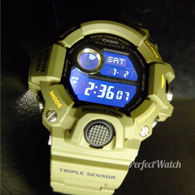 CASIO / RANGEMAN - TRIPLE SENSOR IN ARMY GREEN, Mobile Phones & Gadgets ...