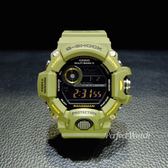 Casio Green Ranger Man CASIO / RANGEMAN - TRIPLE SENSOR IN ARMY GREEN, Mobile Phones & Gadgets ...