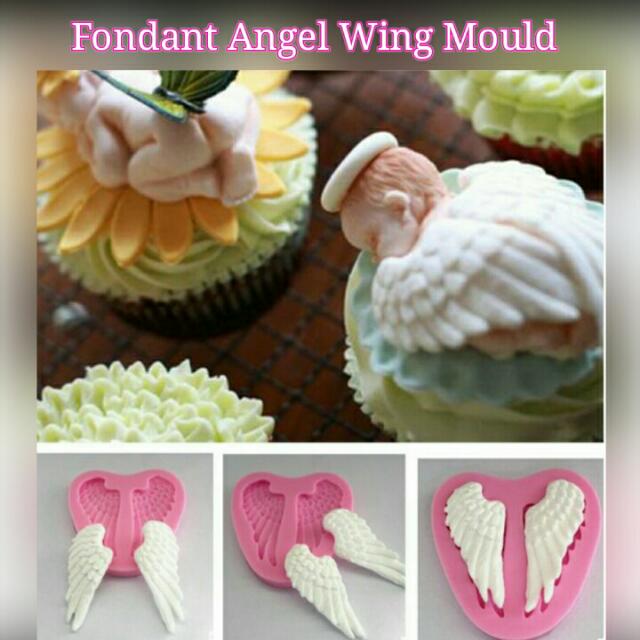 angel wing cupcakes