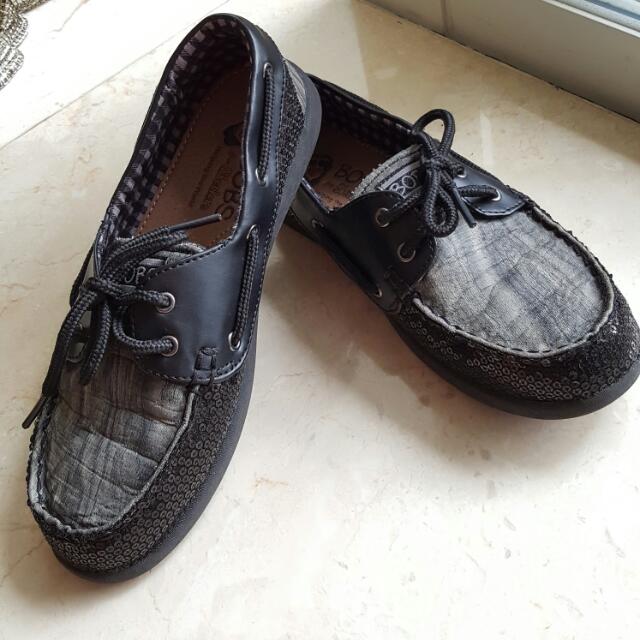 Skechers BOBS Boys' Dress Shoes, Black 