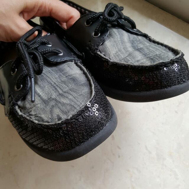 Skechers BOBS Boys Dress Shoes Black Babies Kids Babies