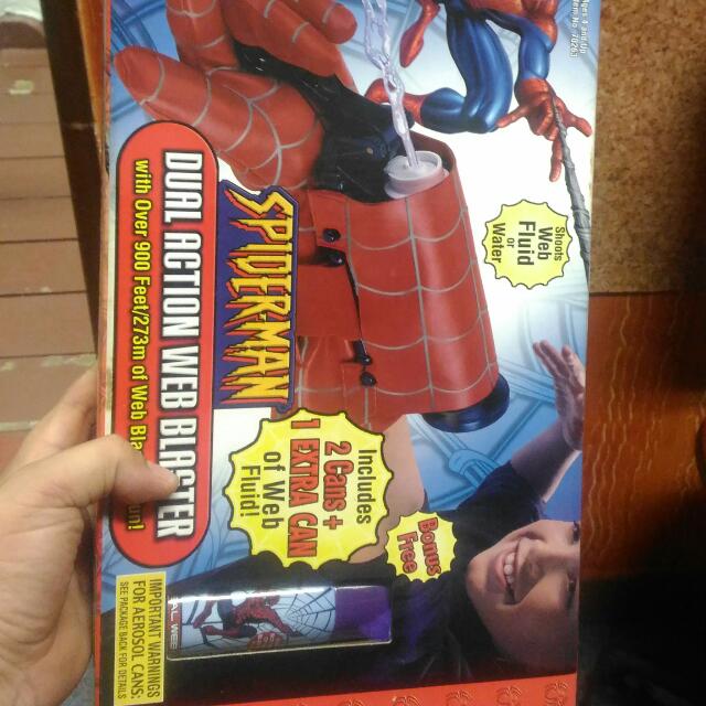 Spider man dual action web deals blaster
