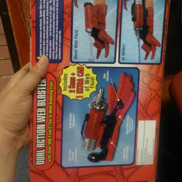 Spider man dual action web blaster store