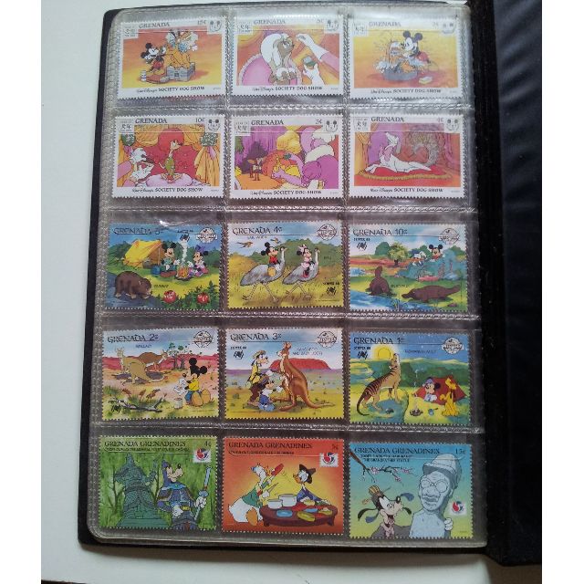 ' Disney ' cartoon characters stamps, Hobbies & Toys, Stationery ...