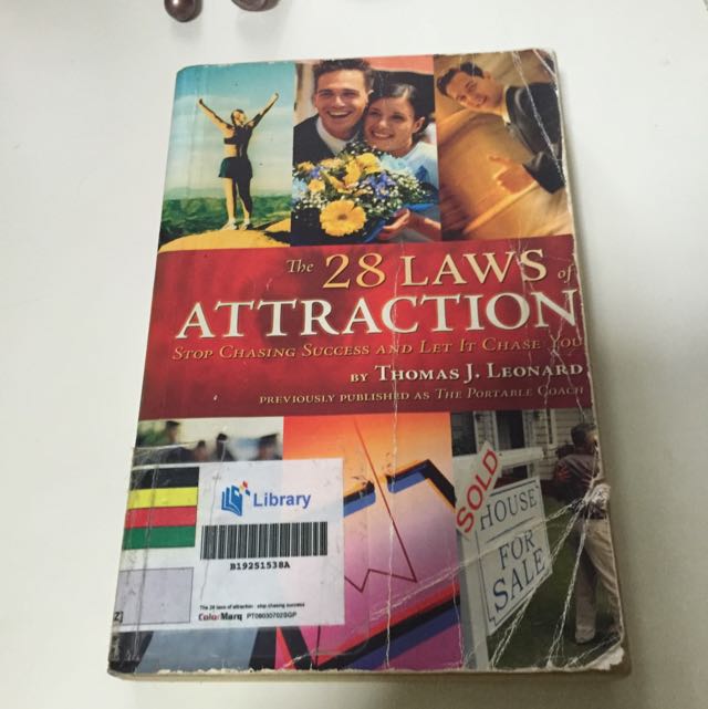 The 28 Laws Of Attraction Thomas J Leonard Hobbies Toys Books Magazines Fiction Non Fiction On Carousell