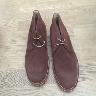 Tods Dessert Boots Uk 6 With Dust Bag