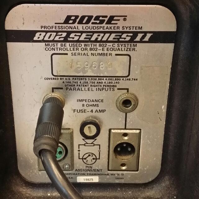 BOSE 802 Series2 二代二手音響專業音響PA喇叭舞台喇叭, 耳機及錄音