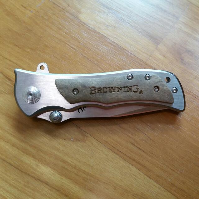 RESERVED Browning Knife (Fake), Furniture & Home Living, Kitchenware
