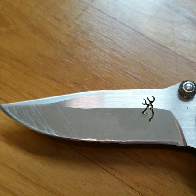 RESERVED Browning Knife (Fake), Furniture & Home Living, Kitchenware