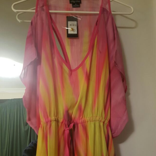 City Chis Rainbow Kaftan Size Xs 14 Plus Size Clothing Women S