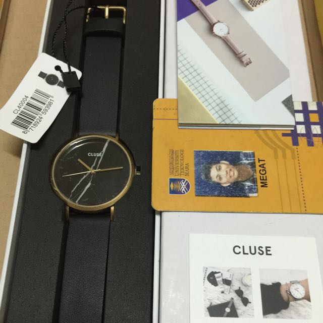 Cluse black marble watch hotsell