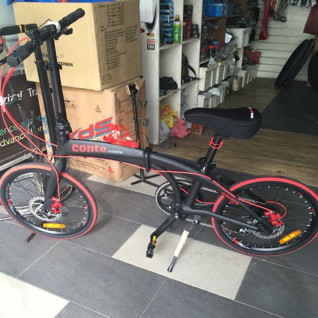 Conte cheap folding bike