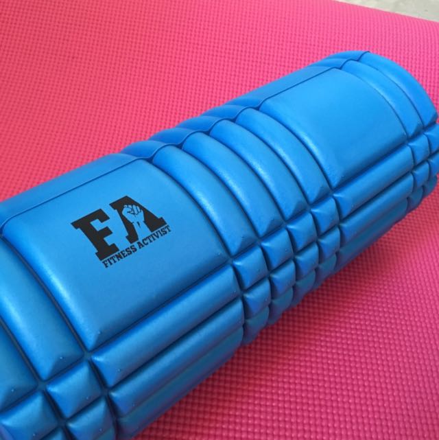Fitness Activist EVA Grid Foam Roller w/ PVC pipe, Sports Equipment