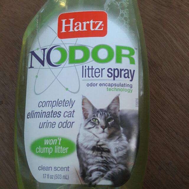 Hartz nodor sale cat litter spray