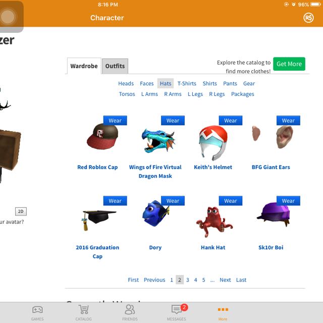 Its A Roblox Account Mens Fashion On Carousell - roblox bfg ears