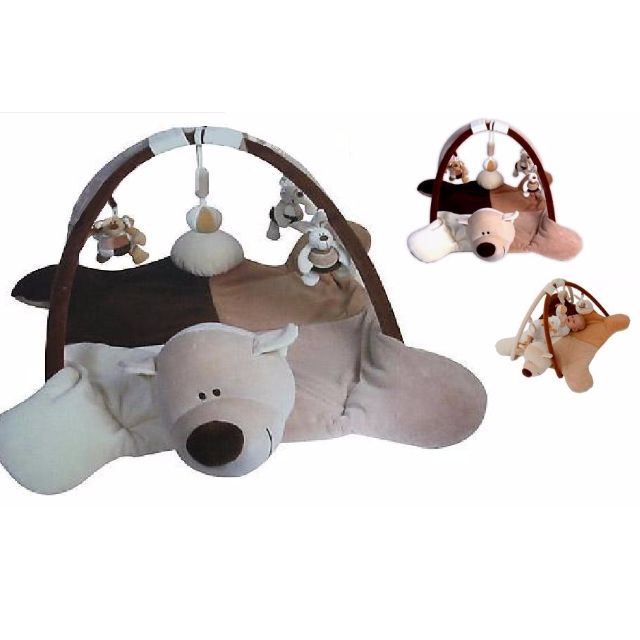 Jollybaby Teddy Bear Gym & Playmat, Babies & Kids, Bathing & Changing