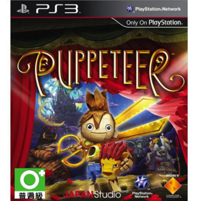 Ps3 木偶歷險記puppeteer 動作可二人玩 玩具在旋轉拍賣