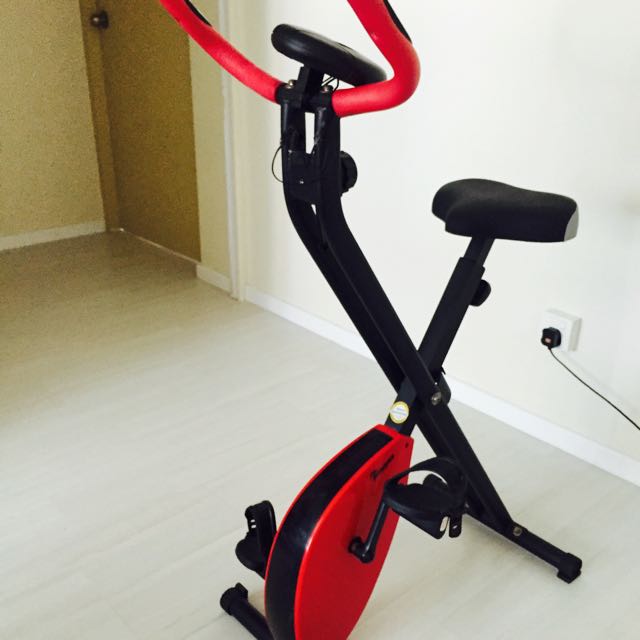 Used foldable exercise bike online