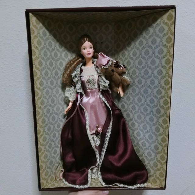 victorian barbie with cedric bear