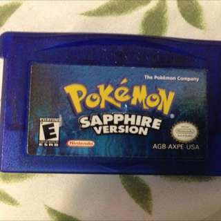 Gameboy Advanced SP Pokemon Sapphire
