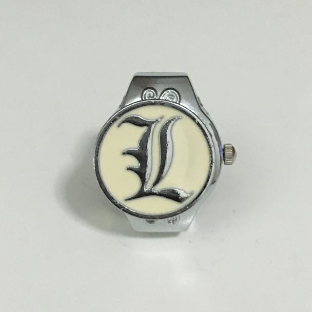 Death Note Detective L Style Ring Watch Entertainment J Pop On Carousell