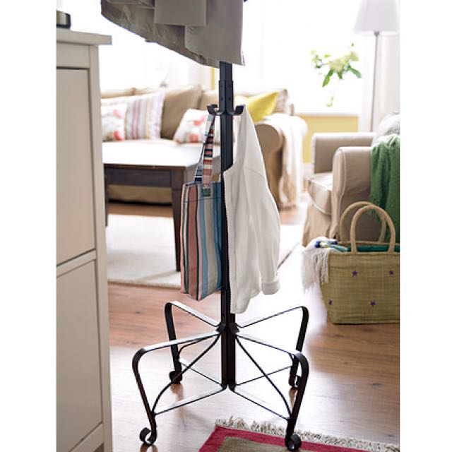 IKEA Portis Coat Rack Stand Furniture Home Living Furniture Shelves Cabinets Racks on Carousell