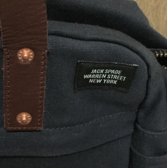 Jack Spade Waxed Canvas bag, Men's Fashion, Bags, Belt bags, Clutches and Pouches on Carousell