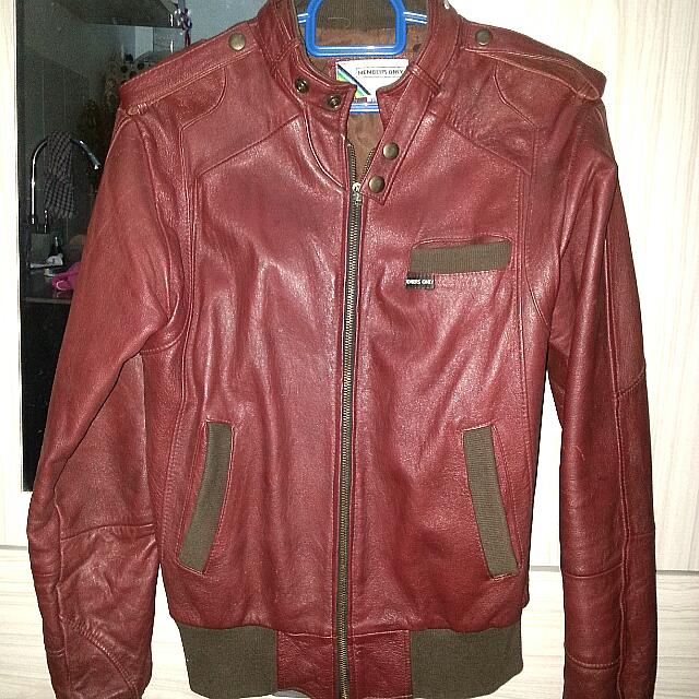 Europe craft leather jacket cheap