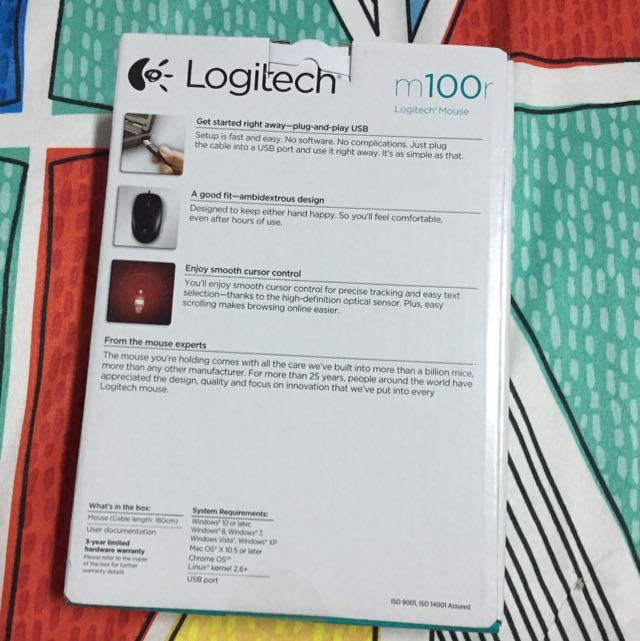 Logitech Mouse (Category: Networking) located in Singapore. Submitted by shopwja (Listing ID 60643920, Image 2). Description: .