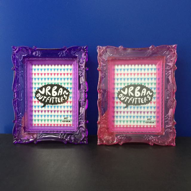 NEW Purple & Pink Plastic Picture Frames, Furniture & Home Living, Home