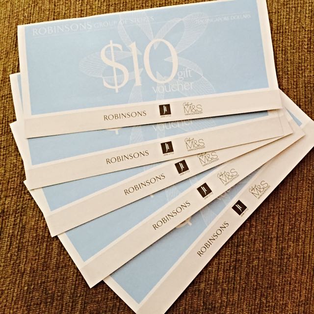 Robinsons / John Little / Marks & Spencer (Singapore) Voucher, Tickets