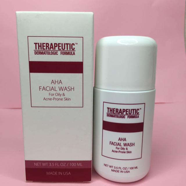 aha facial cleanser