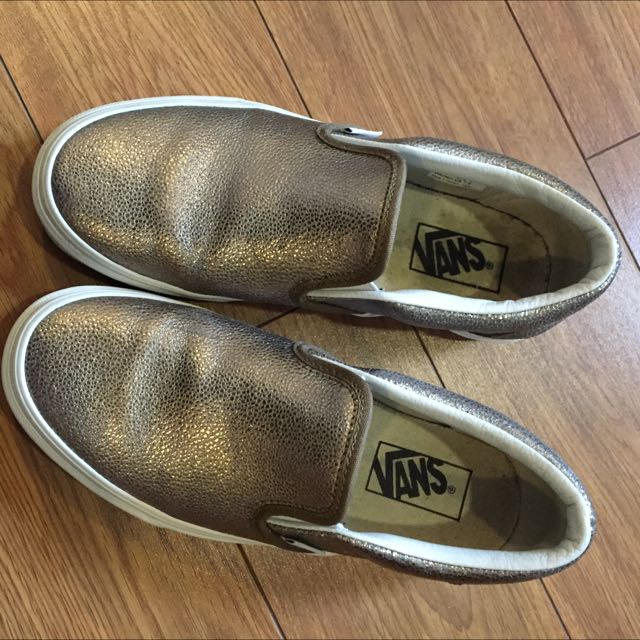 vans metallic bronze