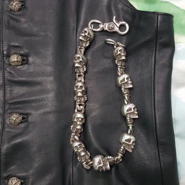 chrome hearts wallet chain